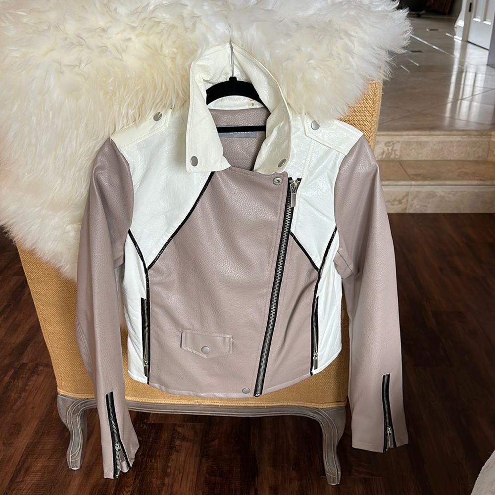Vegan leather jacket